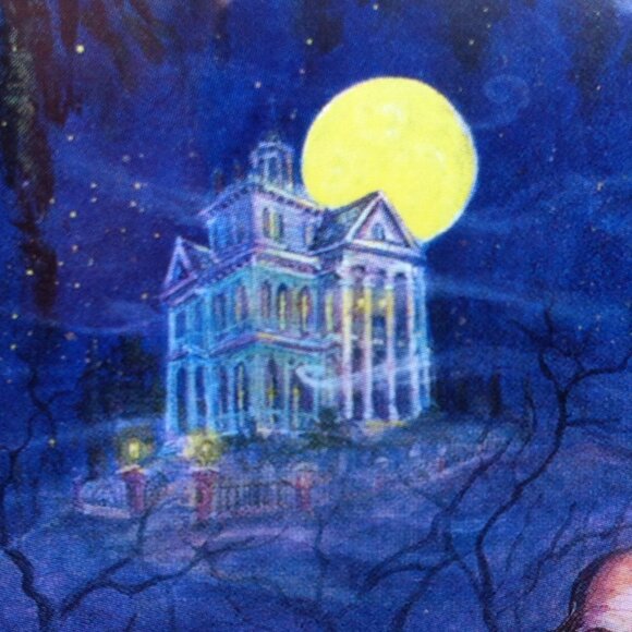 Disney Parks Haunted Mansion Postcard Stretching Portraits WonderGround Coulter - Picture 6 of 9